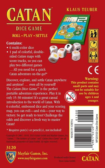 Настільна гра Catan. Dice Game (Колонізатори. Гра на кубиках) | Зображення 4