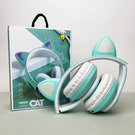 Бездротові навушники Cat Ear RGB STN-28 (М'ятний) | Зображення 4