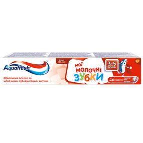 Детская зубная паста Aquafresh Мої Молочні зубки (3-5 років) 50 мл (5054563205667)