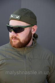 DOKER-CAP літня з сіткою (Докерка, кепка без козирка, з ліпучкою) хакі