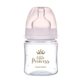 Пляшка антиколікова дитяча Easystart Royal baby Canpol babies 35/233_pin Рожевий shop (5901691844407)