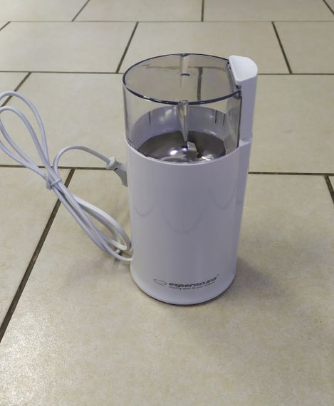 Кавомолка електрична Esperanza EKC001W Espresso 160 Вт, ножова, 50 г, біла | Зображення 3