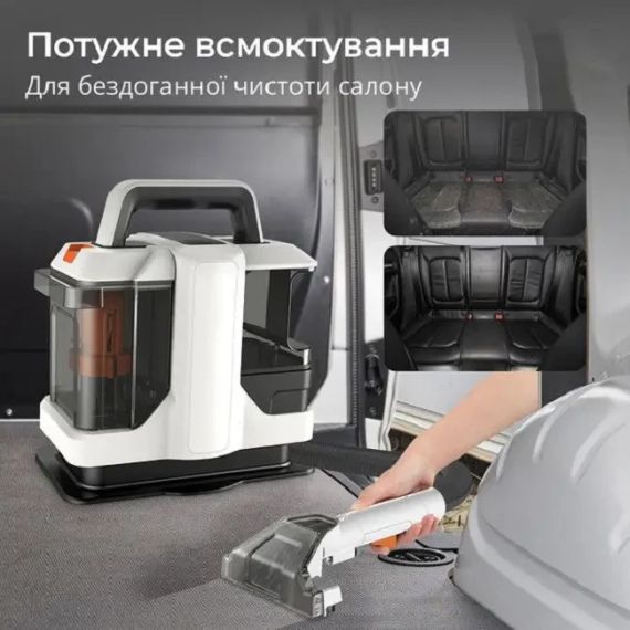 Пятновыводитель для ковров, текстиля, мебели ии автомобиля. Компактный моющий пылесос | Зображення 4