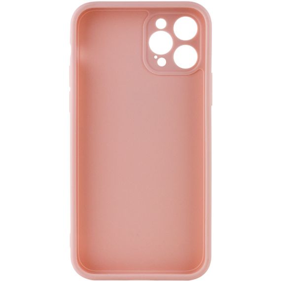 Силиконовый чехол Candy Full Camera для Apple iPhone 12 Pro Max (6.7") Розовый / Pink Sand | Зображення 1
