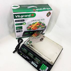 Ваги торговельні ViLgrand VES-6V-40 40 кг з калькулятором та акумулятором