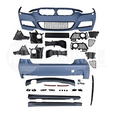 Обвес компл. BMW 3 F30 11-19 (M-Performance)(пер.бампер с отв.фароомыв. задний ,бампер с PDC. пороги,