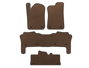 Килимки EVA (3 ряди, Коричневий) для Infiniti QX56 2010-2013 рр