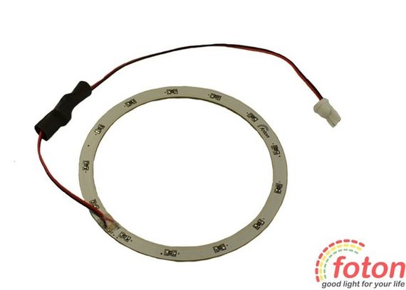 Светодиодное кольцо LED ring SMD 3528 120mm (Pure White) | Зображення 1