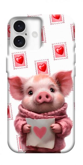 Чохол з картинкою Animals love 6 для Apple iPhone 16 (6.1")