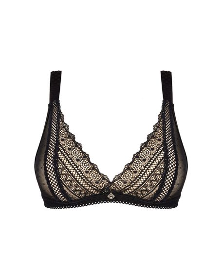 Мереживний бюстгальтер із трикутною чашкою Obsessive Estiqua bra, M/L | Зображення 2