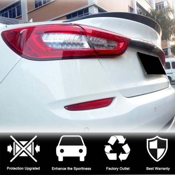 Спойлер V4 (Карбон) для Maserati Quattroporte 2013-2023 гг | Зображення 2