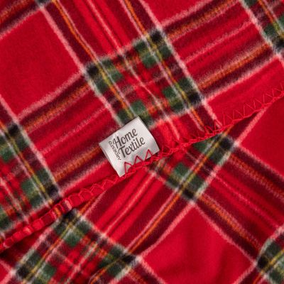 Плед Ardesto Christmas Fleece 130x160см, 100% поліестер, клітинка, червоний (ART0717PB) | Зображення 4