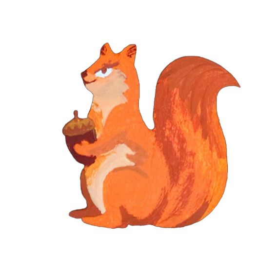 Набір дитячої творчості Розпис по дереву "Магніти-лісові мешканці" РД-006 | Зображення 5