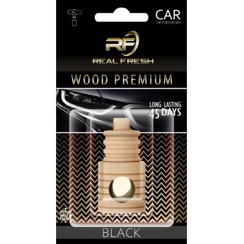 Освіжувач повітря рідкий REAL FRESH "WOOD PREMIUM" Black 5 мл