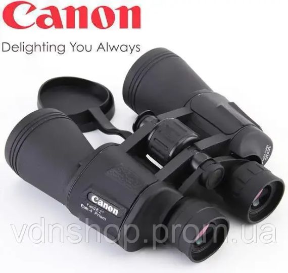 Потужний водонепроникний бінокль Canon 20x50 із захисним клапаном лінз | Зображення 1