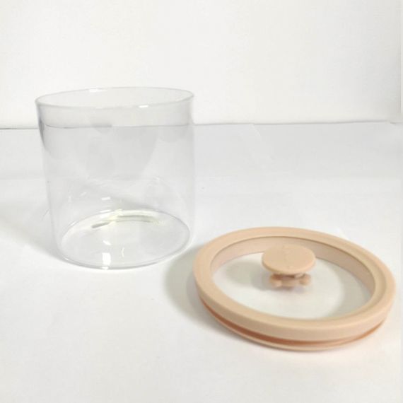 Ємність скляна з вакуумною скляною кришкою (кругла) VT-7713 Vittora 1300 мл | Зображення 3