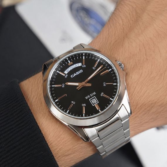 Чоловічий годинник Casio MTP-1370D-1A2 | Зображення 9
