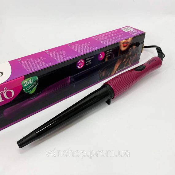 Конусна плойка для прикореневого об'єму, Стайлер-плойка для локонів Круті плойки волосся UJ-56 | Зображення 7