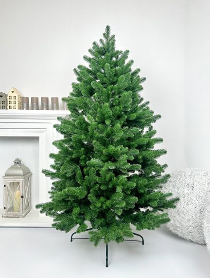 Ёлка искусственная литая Lux 180 см зелёная с металлической подставкой