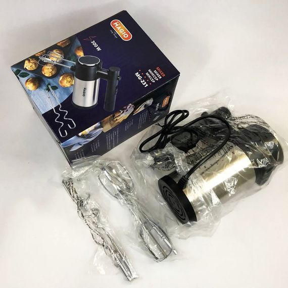 Міксер кухонний MAGIO МG-231, Міксер для збивання, Ручний міксер для кухні, Міксер LZ-645 для кухні | Зображення 8