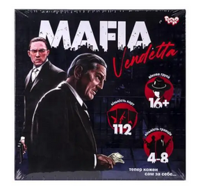 Настольная игра "MAFIA Vendetta" MAF-01-01U укр