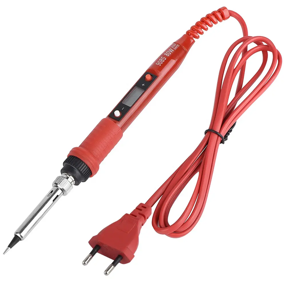 Паяльний набір з РК-дисплеєм JCD 90W 7в1 220V керамічний паяльник у футлярі (sv3918rd) | Зображення 3