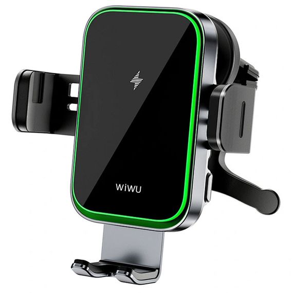 Автодержатель с БЗУ WIWU CH-313 Black | Зображення 2