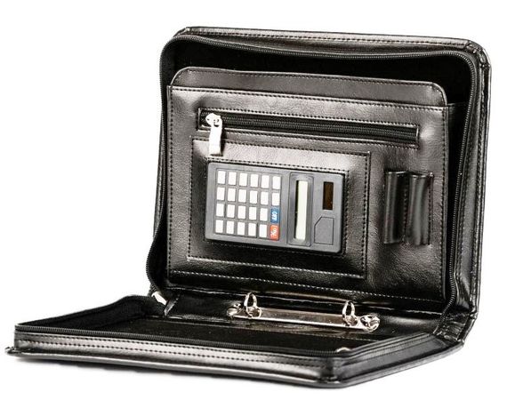 Папка из искусственной кожи Amo, Польша Ssbw10 black | Зображення 1