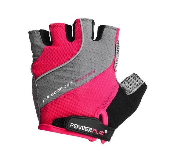 Велорукавички PowerPlay 5023 Рожеві XS | Зображення 1