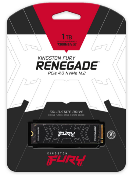 SSD накопичувач Kingston Fury Renegade PCIe 4.0 NVMe M.2 1TB | Зображення 2