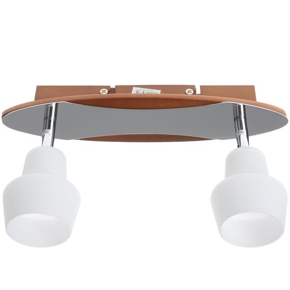 Светильник настенно-потолочный спот поворотный накладной классический HTL-123/2 CHR | Зображення 4