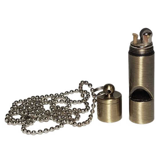 Бензиновая Зажигалка Кулон Со Свистком | Зображення 1