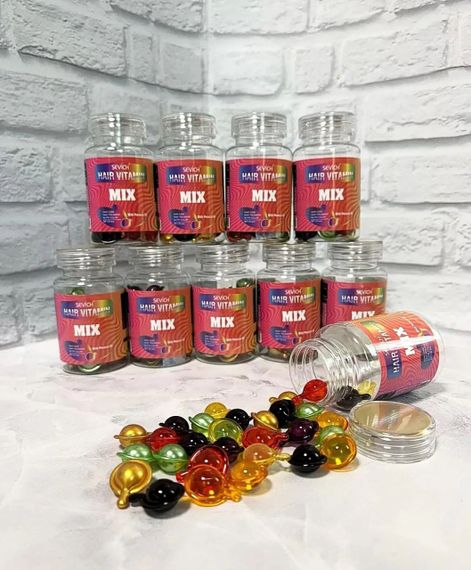 МІКС капсул для волосся (відновлюючі, вітамінні) 30 шт - 7 видів ❗️ | Зображення 2