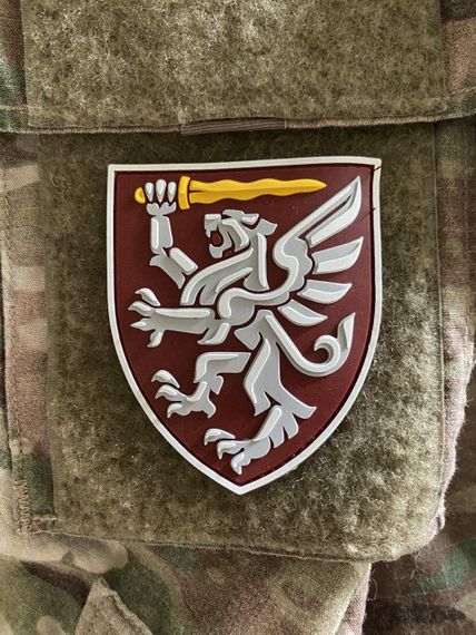 Патч / шеврон “80 ОДШБр ДШВ ЗСУ” парадный | Зображення 1