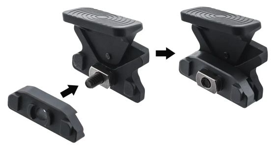 Упор Leapers UTG Angled Mount на цівку. M-LOK. Black | Зображення 2