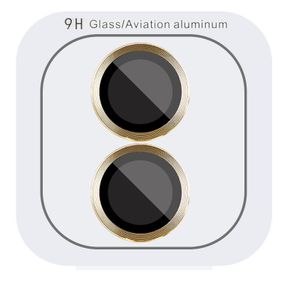 Захисне скло Metal Classic на камеру (у упак.) для Apple iPhone 16 (6.1") / 16 Plus (6.7") Золотий / Gold