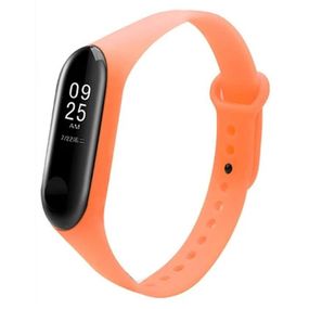 Силиконовый ремешок Neon для Xiaomi Mi Band 5 / 6 Оранжевый