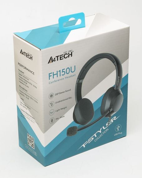 Гарнітура A4-Tech FH150U (Black) USB, колір чорний | Зображення 7