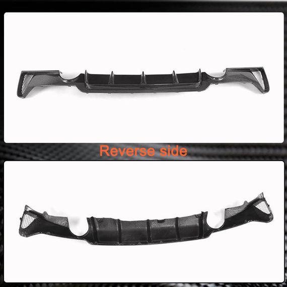 Дифузор заднього бампера V3 (для M-Sport, Карбон) для BMW 4 серія F-32 2012-2020 рр | Зображення 5