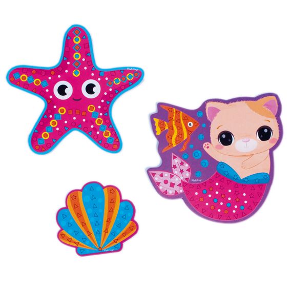 Набір для творчості з м'якою мозаїкою та стразами Vladi Toys Історія русалочки VT4511-21 | Зображення 4
