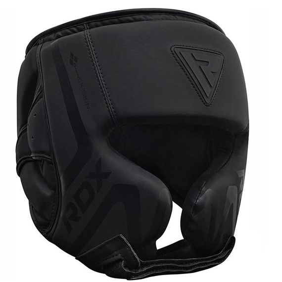 Боксерський шолом RDX T15 Noir Cheek Protector Matte Black  XL (капа у комплекті) | Зображення 2