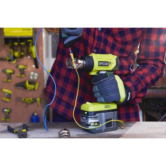 Фен Ryobi  будівельний ONE+ R18HG-0 18В, 0 - 470° C, 170л /хв (без АКБ і ЗП) (5133004423) | Зображення 1