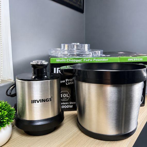 Измельчитель-чоппер Irvings IMCE02SS, 10 л, 2000 Вт, с чашей из нержавеющей стали | Зображення 3