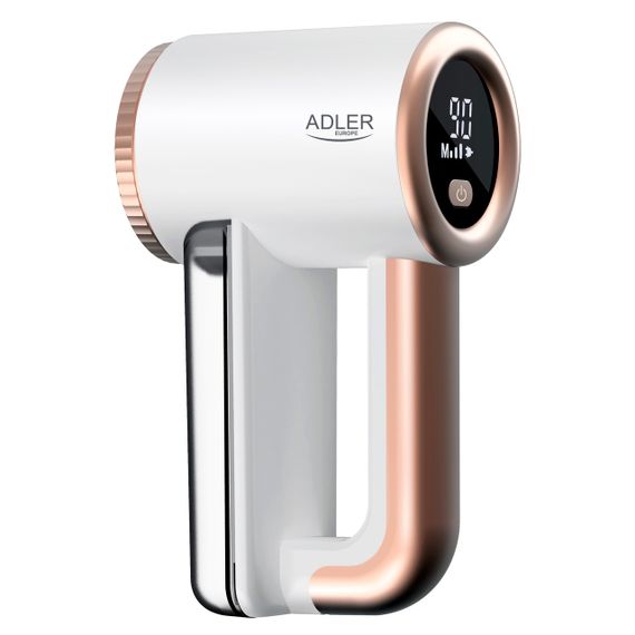 Машинка для видалення катишків Adler AD 9617 біла акумуляторна з LCD дисплеєм