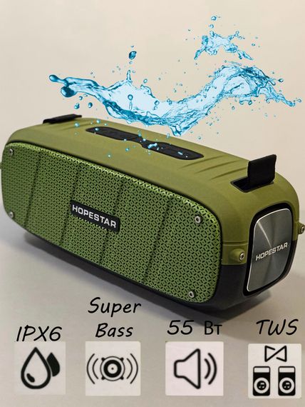 Портативна колонка Hopestar A20 10 зелений (MER-14426_1825) | Зображення 2