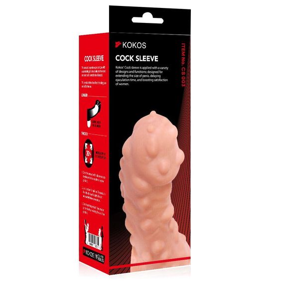Насадка на член Kokos Cock Sleeve CS 003 L | Зображення 1