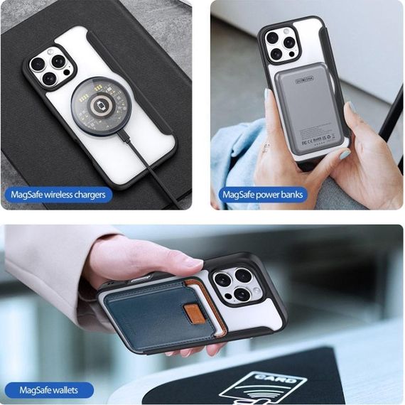 Чохол-книжка Dux Ducis Skin X Pro with MagSafe для Apple iPhone 16 Pro (6.3") Black | Зображення 6