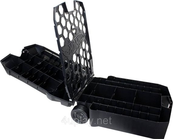 Кейс Хот Вилс, чемодан для хранения 100 машинок Оригинал Hot Wheels 100 Car Rolling Storage | Зображення 5