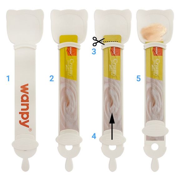 Wanpy Plastic Spoon ложка для жидких лакомств | Зображення 1