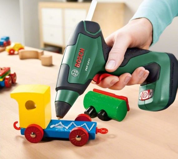 Пистолет клеевой Bosch PKP 3,6 LI, 3.6В, стержень 7х150мм, 0.3кг (0.603.264.620) | Зображення 2